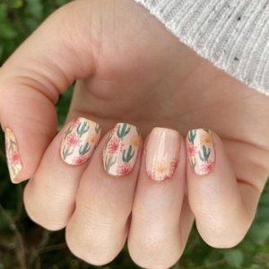 Color Street 100% Nail Polish Strips Desert Flora Retired RARE Find